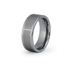 Tungsten Carbide Band w/ Satin Center